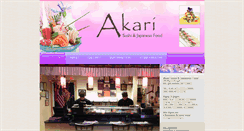 Desktop Screenshot of akarisushi.com